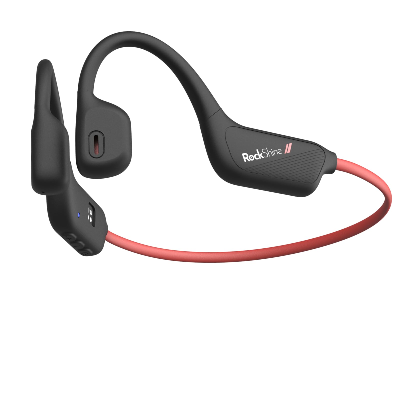 

ROCKSHINE R1 Open-Ear Air Conduction Wireless Bluetooth Earphones for Running and Sports, No Ear Blockage, Improved Sound Quality, No Vibration, IP55