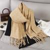 New Winter Scarf For Women Long Warm Cashmere Scarves Hijab Solid Lady Shawl Wrap Female Pashmina Bandana Head Scarfs