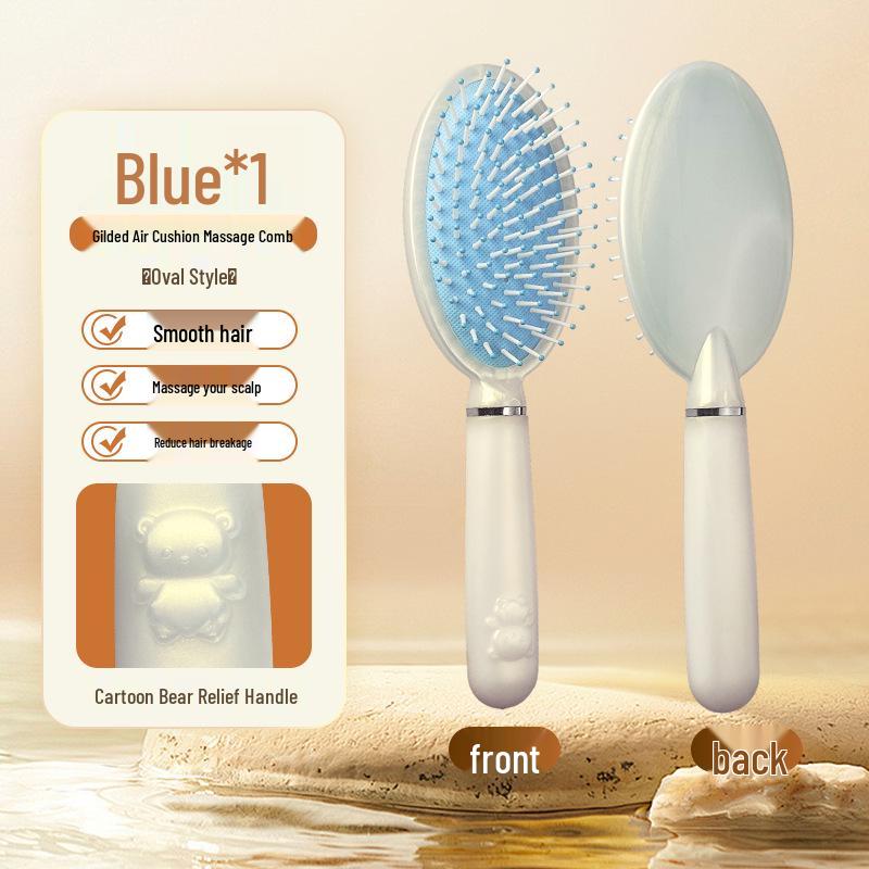 Perlglänzender Antistatischer Doppelnutzungs-Airbag-Massagekamm für Frauen