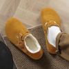 2025 Winter Cotton Warm Closed-Toe Birken Cork Slippers for Men & Women