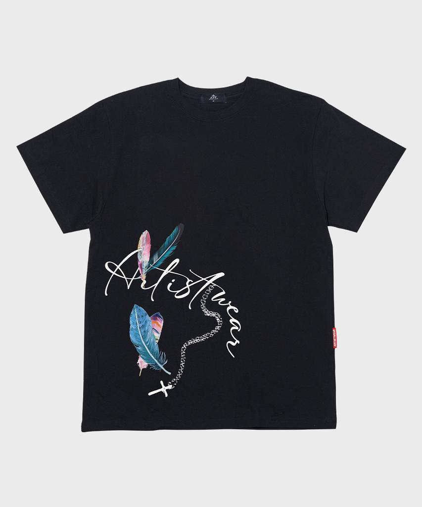 ARTISTWEAR [Atw] Feathercross Short Sleeve T-Shirt - 2 Colors