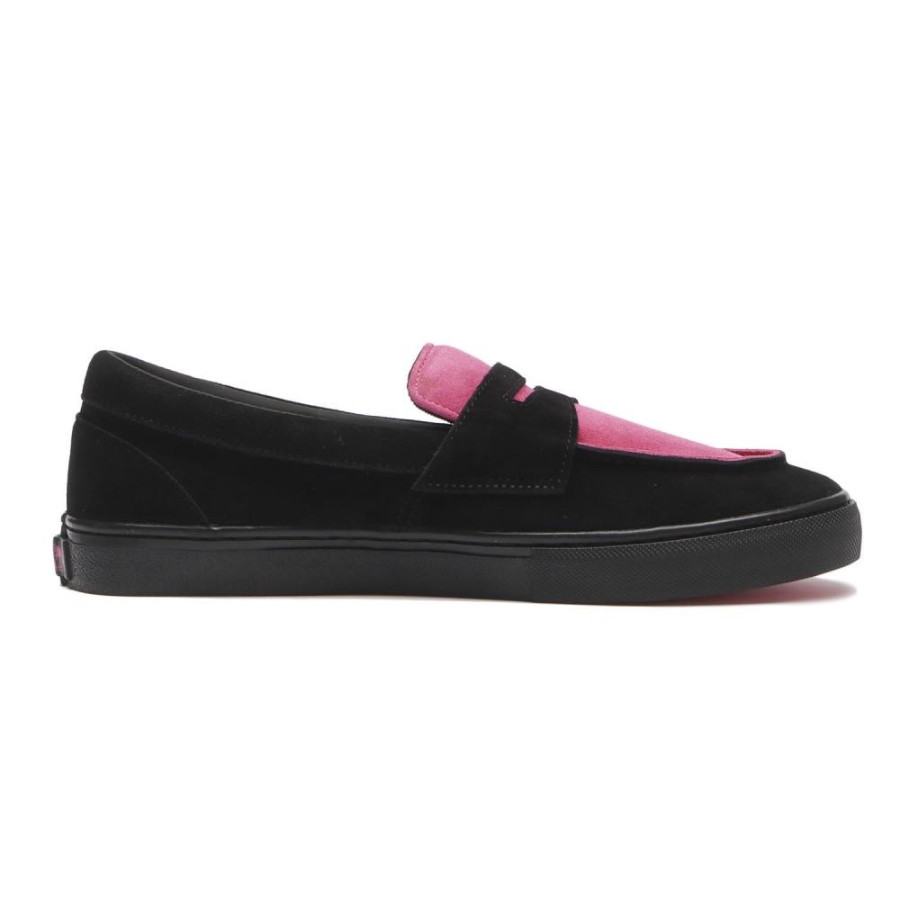Vans Loafers Black Pink V196cf Nn Black Pink