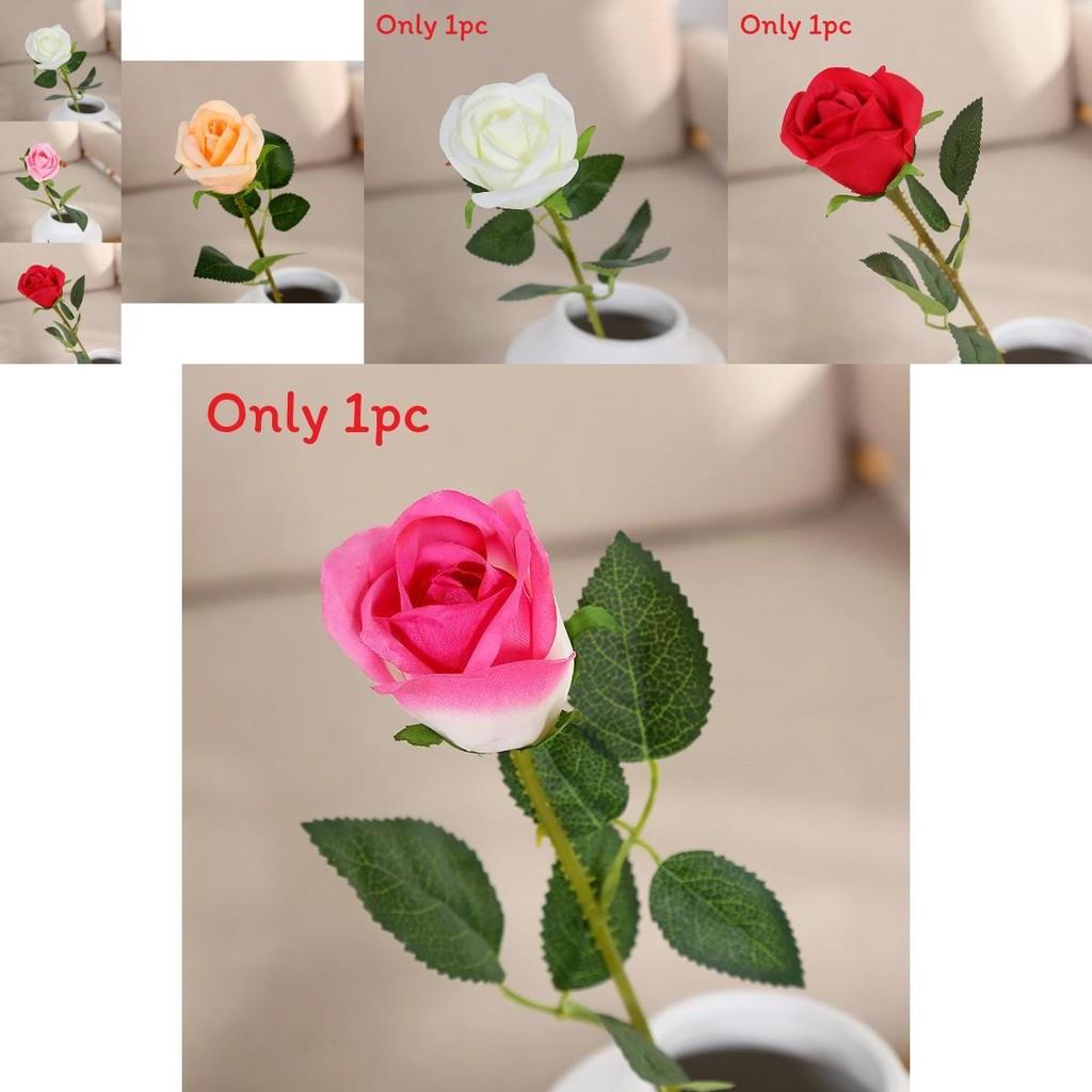 Realistic Silk Rose Flowers For Wedding Aisle Decor Home Decoration Photography