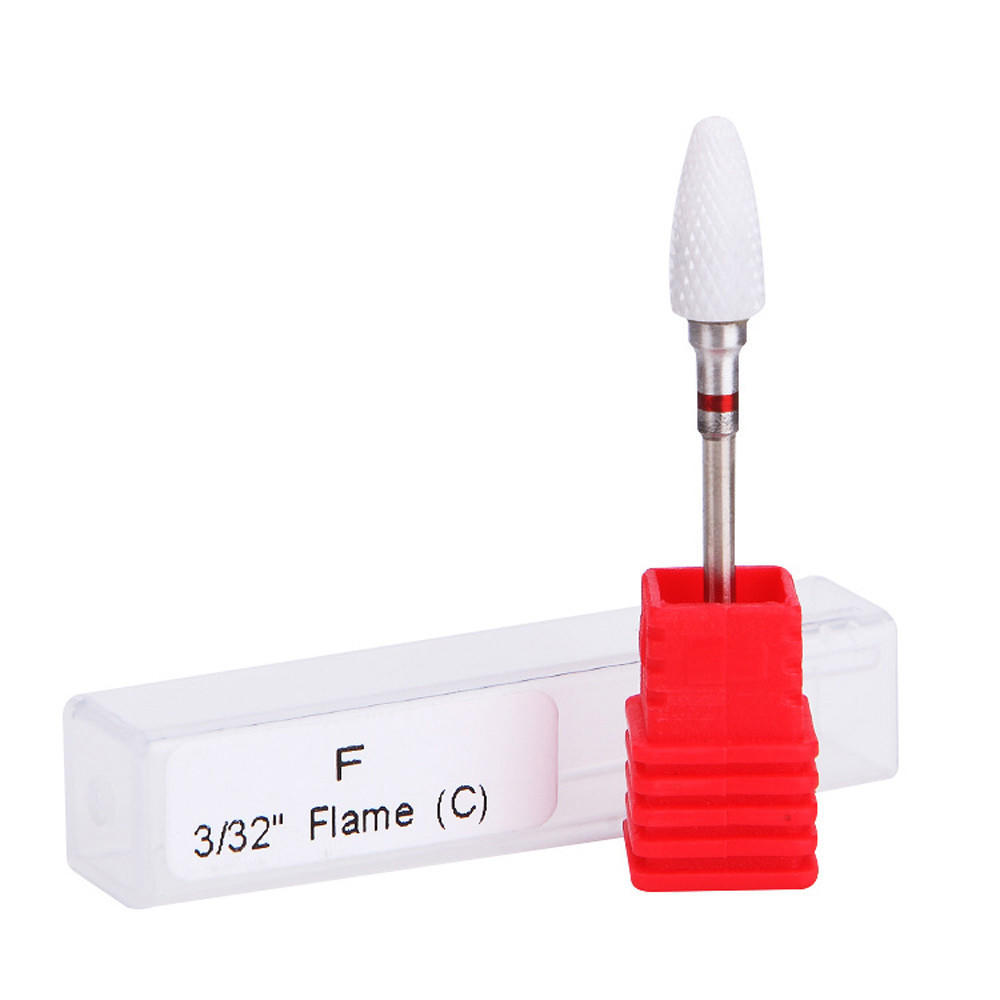Nail Drill Cuspidal Nail Grinding Head for Nail Polisher Manicure Tool