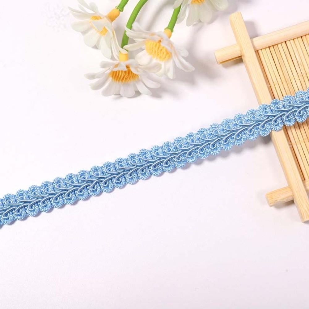 40M Length 1.2cm Wide Bright Hue Lace Trim Color Herringbone Woven Trim Lampshade Ornament