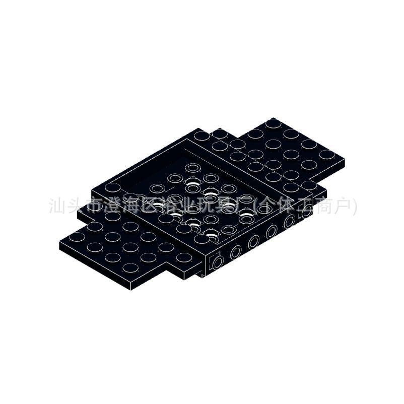 Compatible 6x12 Car Chassis Building Block Base 65634 - Small Particle Toy Accessory