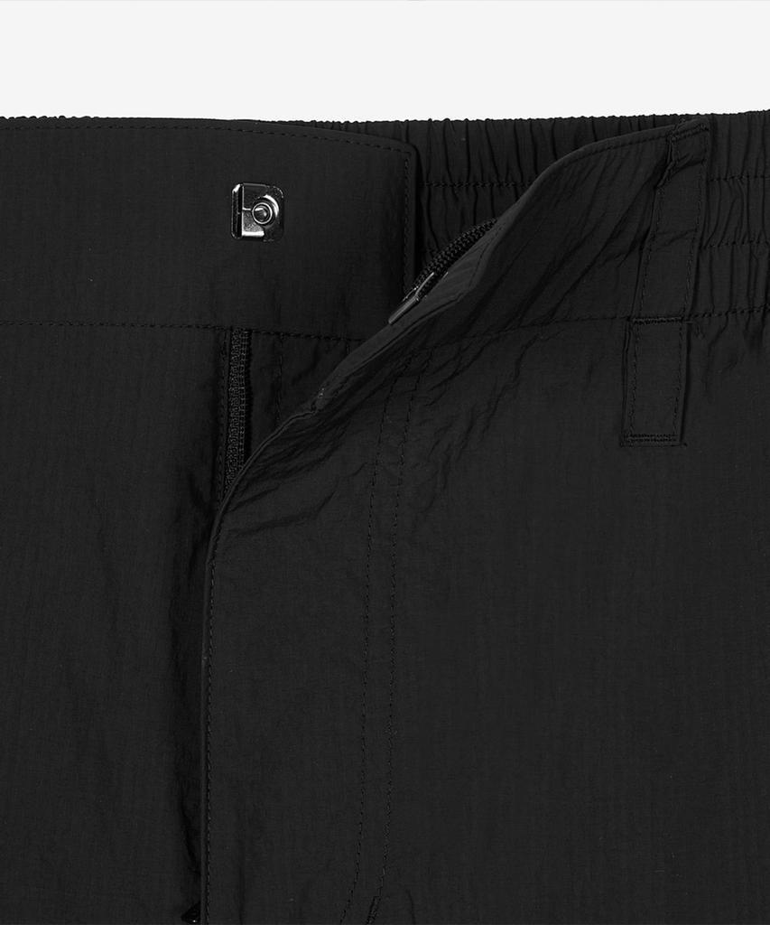 Nyuballanseu Nbntg21513 / Uni Frozen Cotton-Like Cargo Wide Pants (Black)