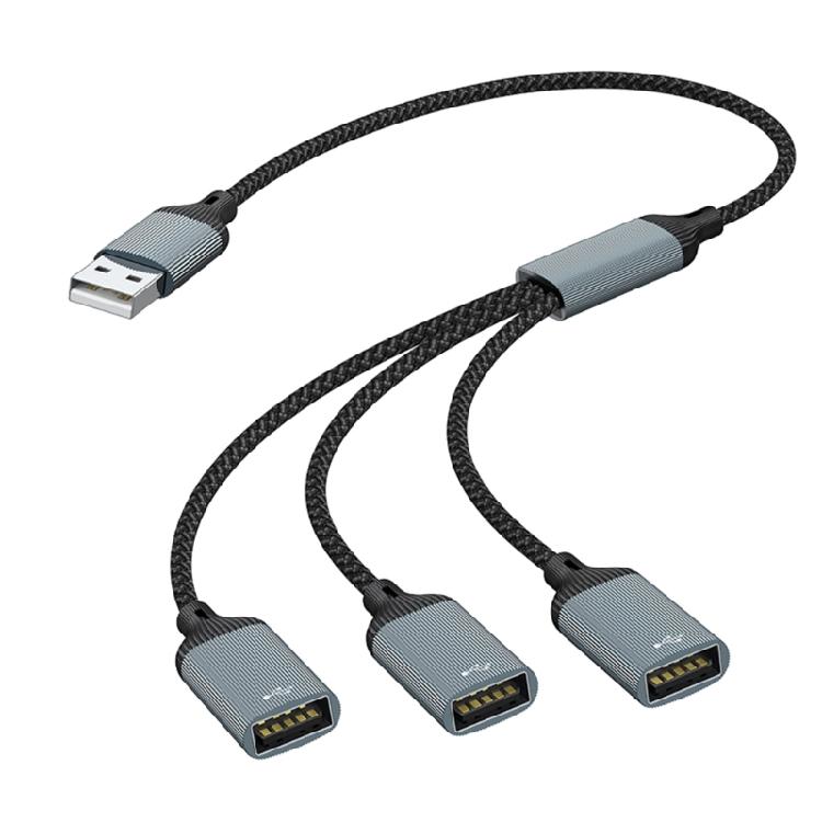 

USB Type C to USB Adapter Type C Male to 3 USB 2.0 Female Adapter Extension Connector Type C OTG Cable for Laptop Tablet