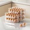 Stackable Egg Storage Box, Refrigerator Side Door Egg Trough, Fresh-keeping Box, Kitchen Organizing Egg Tray, A Magic Tool