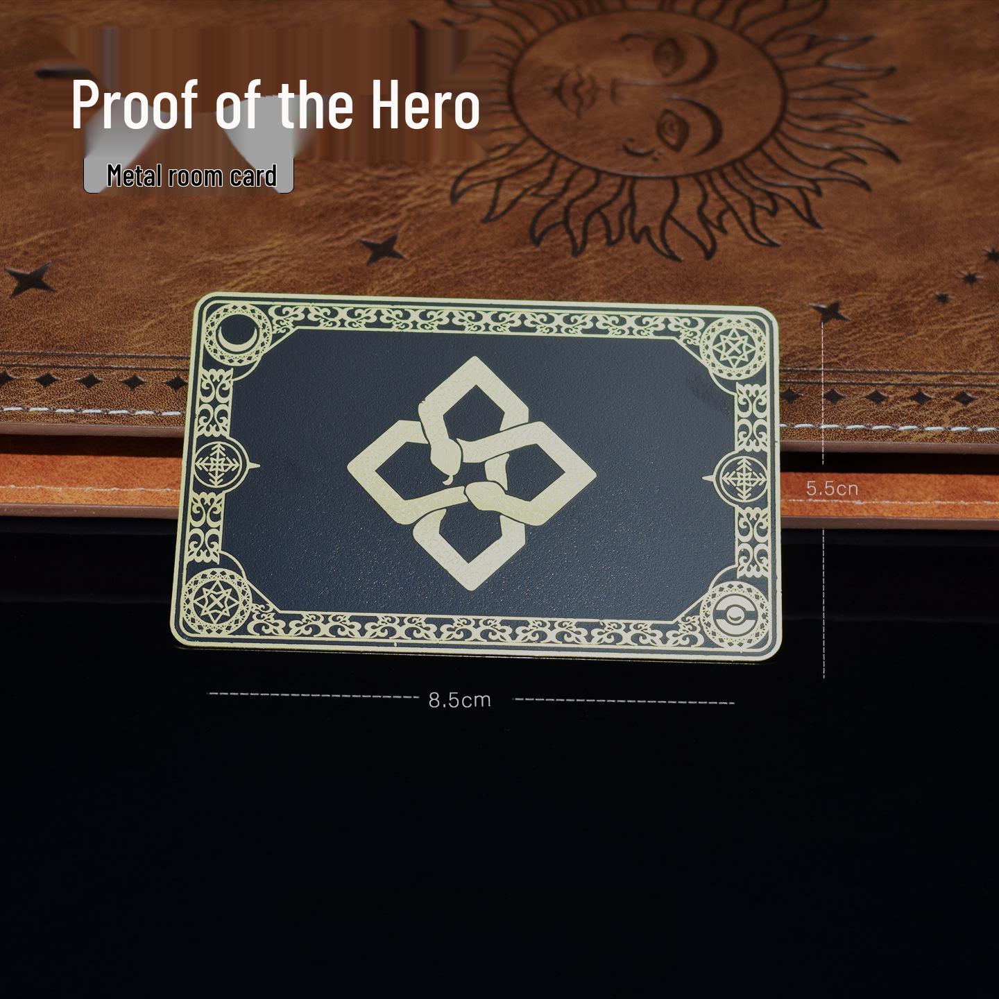 

Delta Surroundings S8 Hero s Certificate Metal Card Model Ornament
