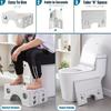 Durable Foldable Toilet Stool Thickened Non-Slip Children's Toilet Stool Space-Saving Anti Curling Leg Bathroom Foot Stool Elder