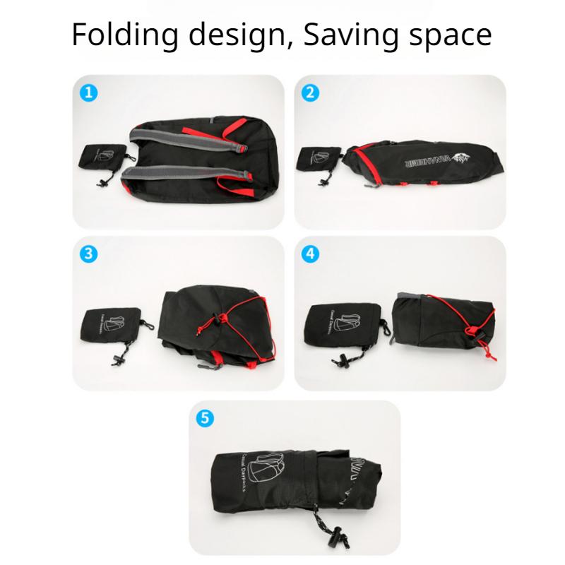 New Outdoor Water Repellent Hiking Bag Foldable Bike Backpack Cycling Travel Climbing Storage Bag for Men and Women