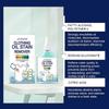 Removedor de Manchas de Aceite para Ropa, Potente Eliminación de Manchas de Aceite, Suave Removedor de Manchas para Ropa, Limpiador de Manchas Difíciles para Camisas Blancas, Removedor de Aceite para Prendas