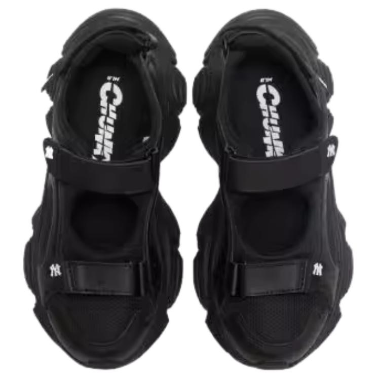 MLB New York Yankees Abrasion Resistant River Trekking Shoes Unisex Black Sneakers 3ASDW0153-50BKS