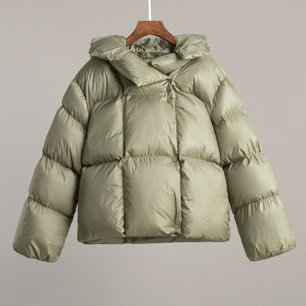 Winter Warm Cotton Puffer Jackets Women's Loose Parkas Coat Vintage Bread Jacket Outwear Office Ladies Quilted Jacket