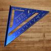 Aluminum Alloy Triangular Ruler 12 Inch Measuring Angle Protractor Ruler 90° Triangle Carpenter Square Ruler Wood Working Tools