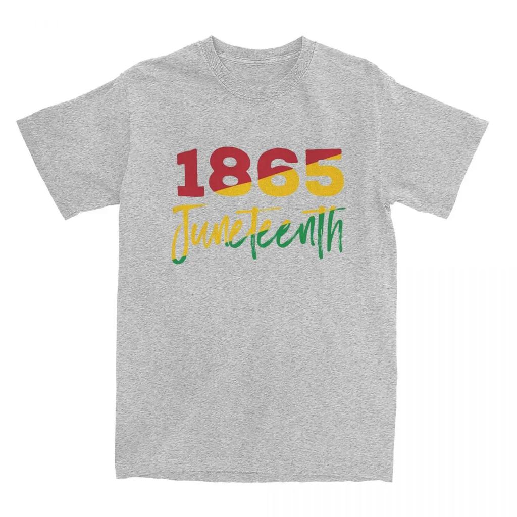 Black BG 1865 Juneteenth Day T Shirts Apparel Men Women Pure Cotton Funny Tee Shirt Short Sleeve Tops Summer
