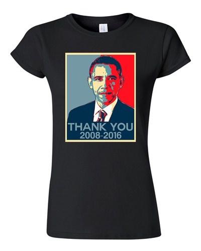 Junior New Thank You President Obama United States America USA DT T-Shirt Tee Unisex T-Shirt S
