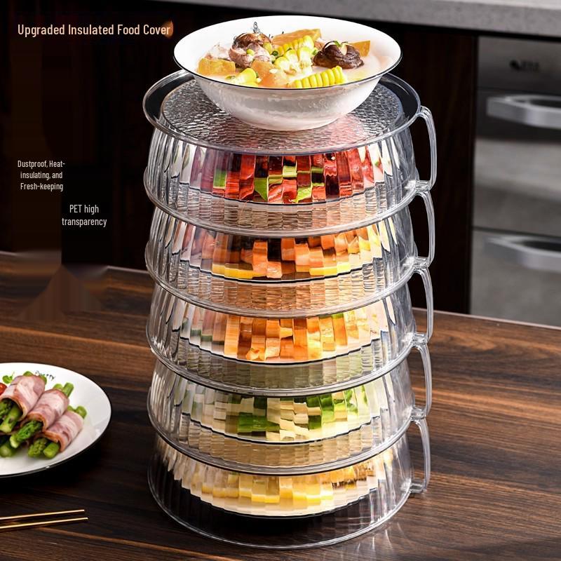 Folding Dustproof Food Cover & Storage Rack for Dining Table