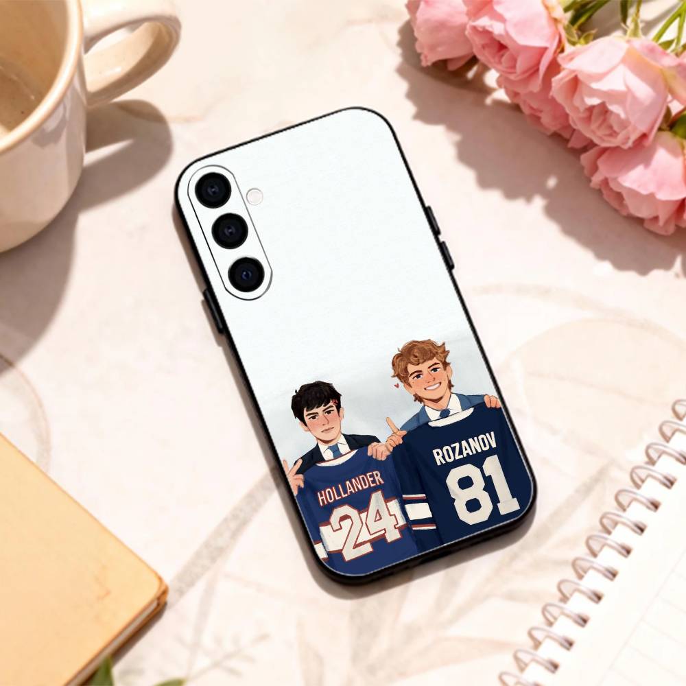 Ice hockey H-Heated R-Rivalry phone Case For Samsung Galaxy A73,A72,A71,A70,A53,A52,A51,Others Soft Black Shell