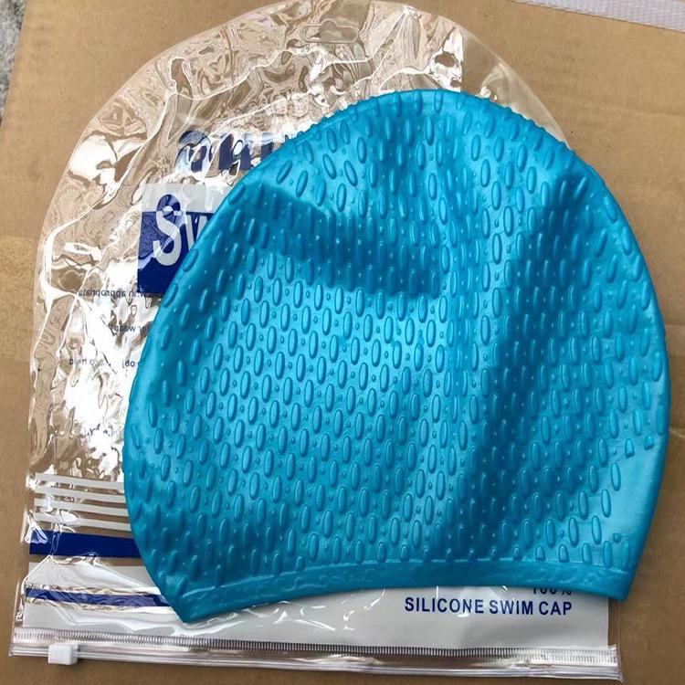 Silicone Swim Cap with Ear Protection - Comfortable, Non-Squeezing for Adults, Men & Women, Multi-Color Options