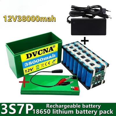 Nueva Batería de Litio 18650 3S7P de 12V 38000mAh, Luz Solar para Calle de Alta Corriente 40A, Lámpara de Xenón, Fuente de Alimentación de Respaldo
