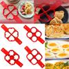 Egg Pancake Ring Nonstick Pancake Maker Mold Silicone Egg Cooker Fried Egg Shaper Omelet Moulds For Kitchen Baking Accessories