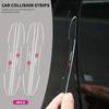 4 Pezzi/set Protettore Anti-collisione Trasparente per Portiera Auto Striscia Paraurti Adesivo Per Nissan X-trail Almera Qashqai Tiida Accessori