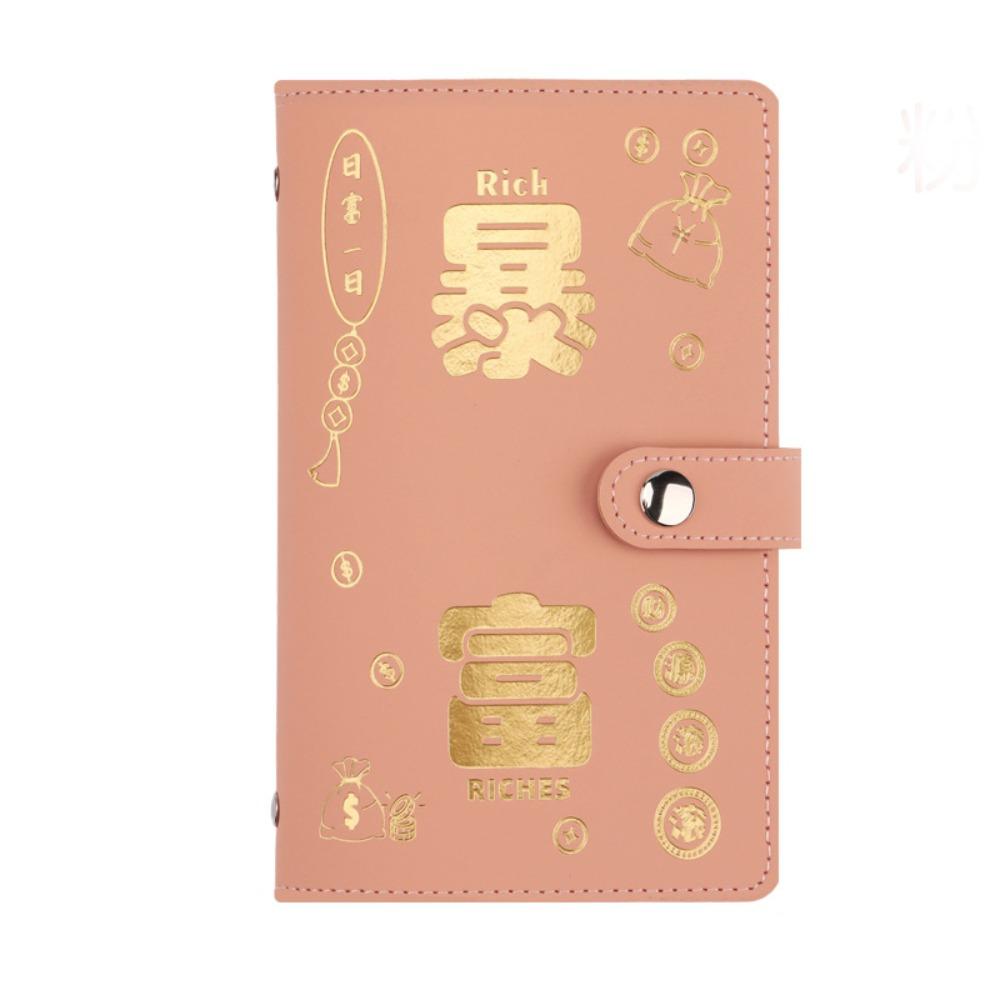 Refillable Budget Binder Portable Account Book Special Gift Saving Money Binder  New Year's Gift