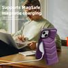 For iPhone 14 Plus Case Compatible with MagSafe RFID Blocking Card Slot Leather Back Cover