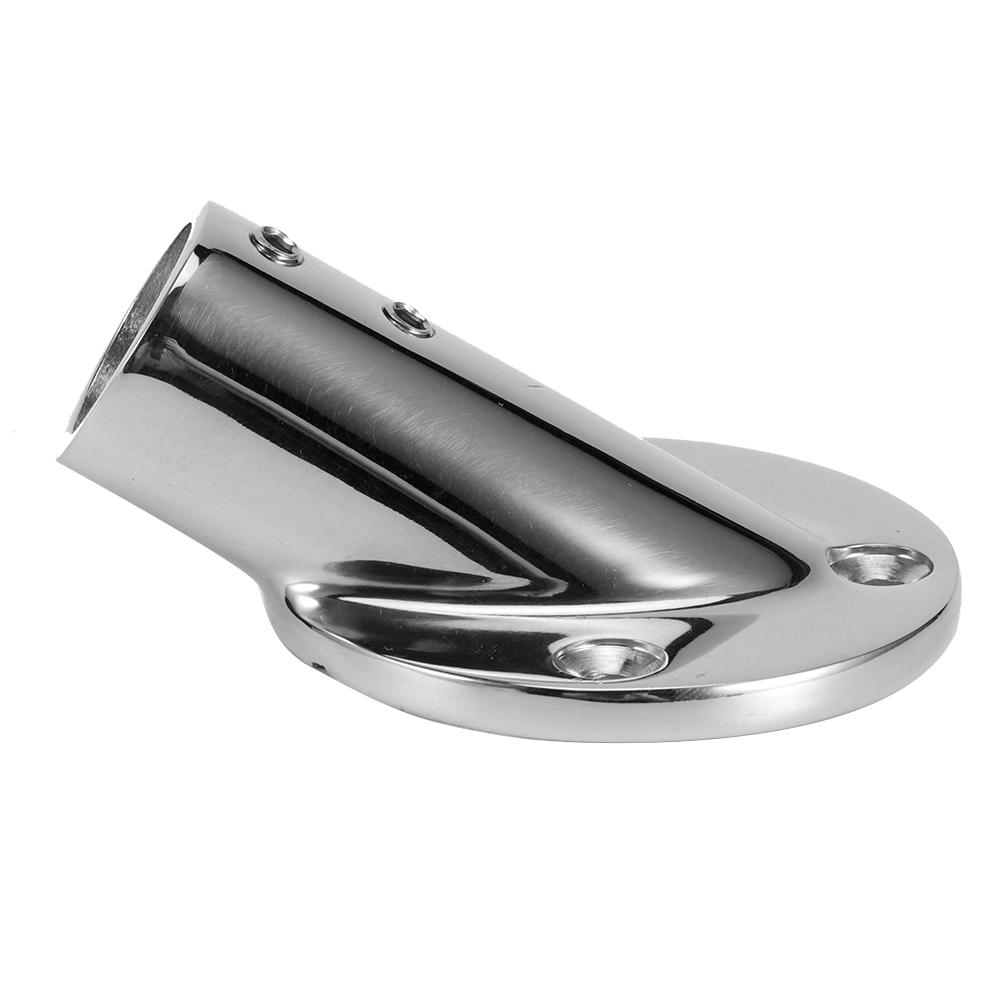 30 Degree Round Tube Base Hand Rail Railing Fitting 316 Stainless Steel Marine Boat Parts22mm 0.9in