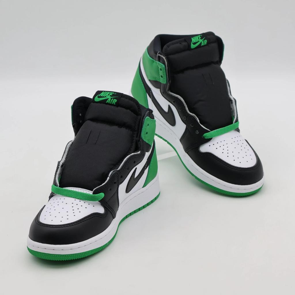 FD1437-031 Nike GS Air Jordan 1 Retro High OG Celtics Black and Lucky Green