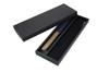 Folding Stylish Business Folding Fan Folding Fan and Handkerchief Hemp Leaf Navy [Osaka Choseido] Men's Fan, Style, Bag, Case, Set, Gradation,
