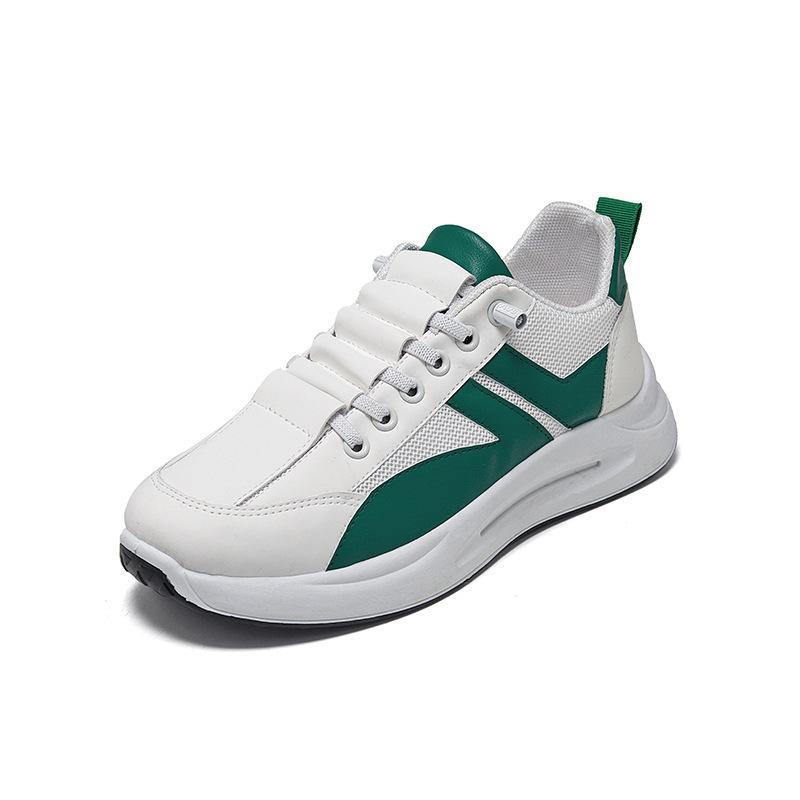 

2025 spring new fashion Korean version women s casual shoes dad shoes female students breathable lace-up sports shoes women s shoes 38 зелений