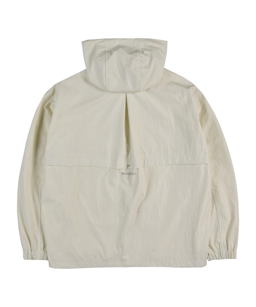 Search410 Open Flap Twinkle Add Hood Windbreaker Cream