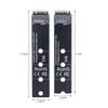M.2 NGFF NVME AHCI PCIE Interface Riser Card Male to Female M2 SSD Interface Test Protection Card B+M/M key Slot Extension Board