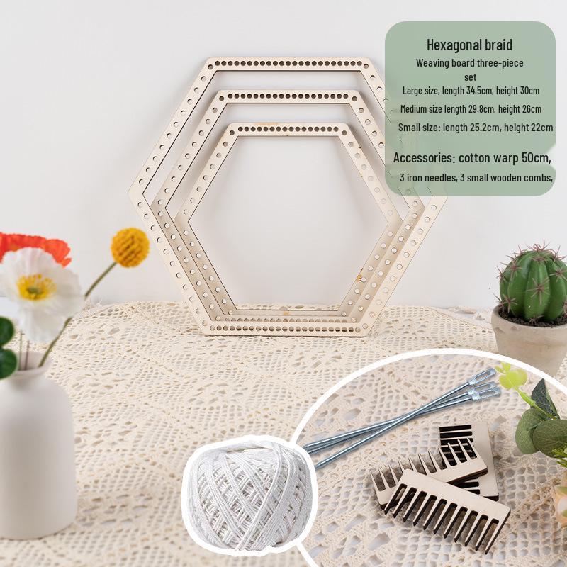 Children's Art Area Wool Knitting Board - DIY Weaving Material Kit for Kindergarten & Large Class Teaching
