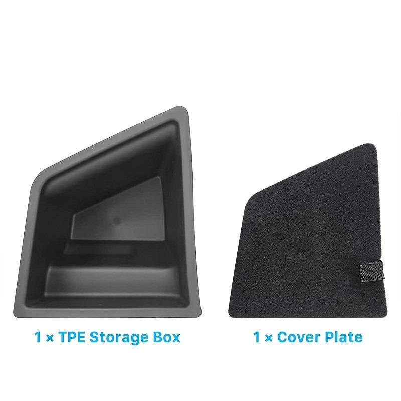 Rear Trunk Left Side Storage Box For - Tesla Model 3 Space Fire Extinguisher Partition Decoration Car Accessories