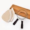 Nel Filter with Wooden Neck and Cloth Coffee Filter for Nel Drip for Home and Office Use Handle, Coffee, (C, 2011cm)