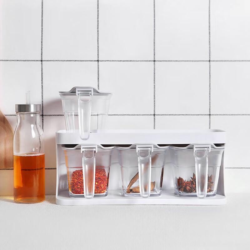 Press-Type Glass Food Storage Jar