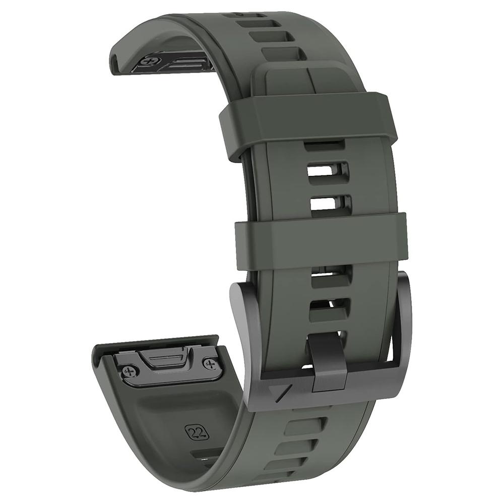 Two Tone Silicone Watch Band QuickFit 22mm 26mm For Garmin Epix Pro Gen 2 47mm 51mm/Fenix 7X 7 Pro/Quatix 6 6X 5X Strap Bracelet