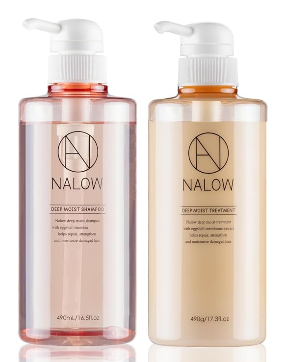 

Шампунь NALOW и Интенсивное восстановление повреждений Увлажняющий тип x Шампунь и Кондиционер, [Глубокий набор] (бутылка) розовый