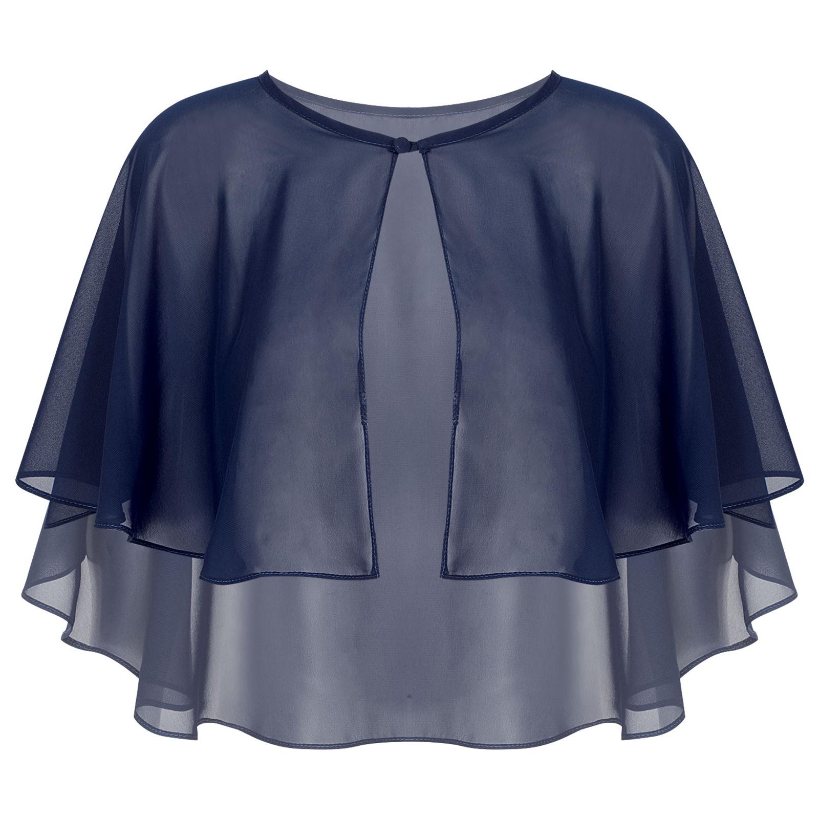 

Жіноча шифонова шаль-накидка на одному ґудзику, прозора весільна сукня-обгортка для весільних або вечірніх заходів