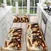 1Pcs Anti Fatigue Kitchen Rugs Vintage Print Waterproof Non-Slip Thick Cushioned Kitchen Mat Heavy Duty Comfort Standing Mat for Kitchen