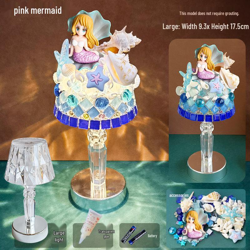 

Настольная мозаичная лампа ручной работы, набор для DIY на День матери или для тимбилдинга