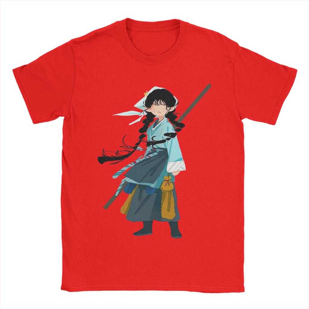 Unisex TShirts Tian Pursuit of Jad Chinese Drama Funny Cotton Tees Short Sleeve T Shirt Crewneck Clothing Plus Size