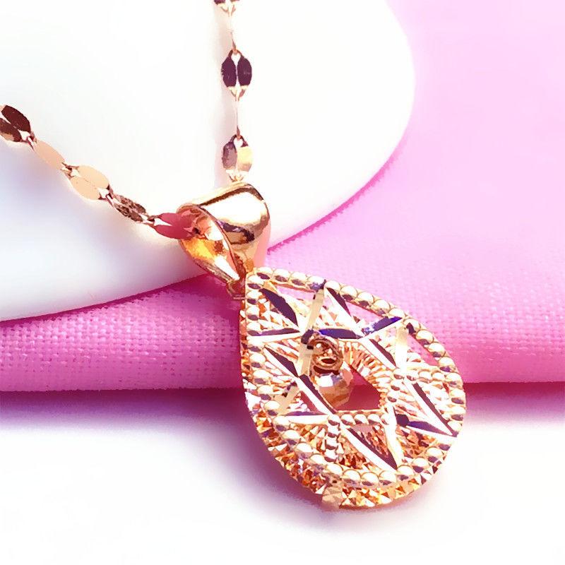 Фиолетовый Золотой Роскошный Капля Воды Шестиконечная Звезда Роскошный Позолоченный Цвет Золото Высококачественная Цепь