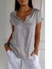 2026 Summer European & American Loose Casual Short-Sleeved Top