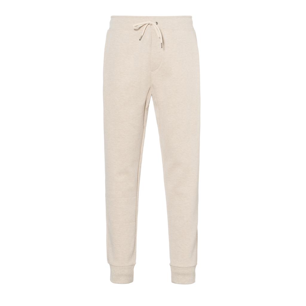 Polo Ralph Lauren Reversible Casual Cuffed Sweatpants Knit Sports Pants Men Bottoms Oatmeal 710883332003