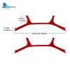 Real Soft Carbon Fiber Sticker For Toyota Supra GR A90 A91 MK5      2024 2025 Car Seat Headrest Accessories